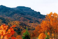 Grandfather Mountain profile as seen from a Foscoe viewpoint